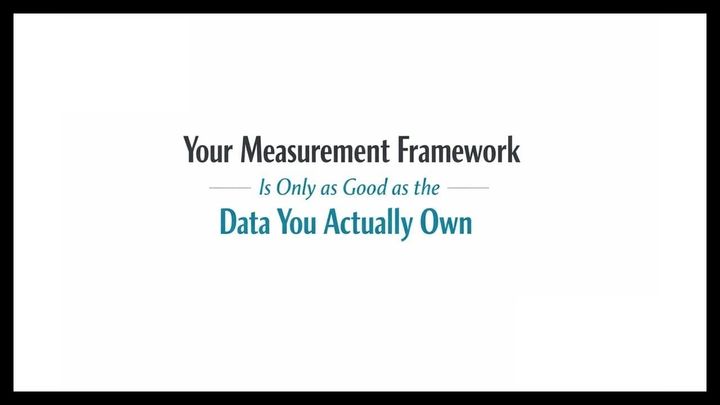 Your Measurement Framework Is Only as Good as the Data You Actually Own