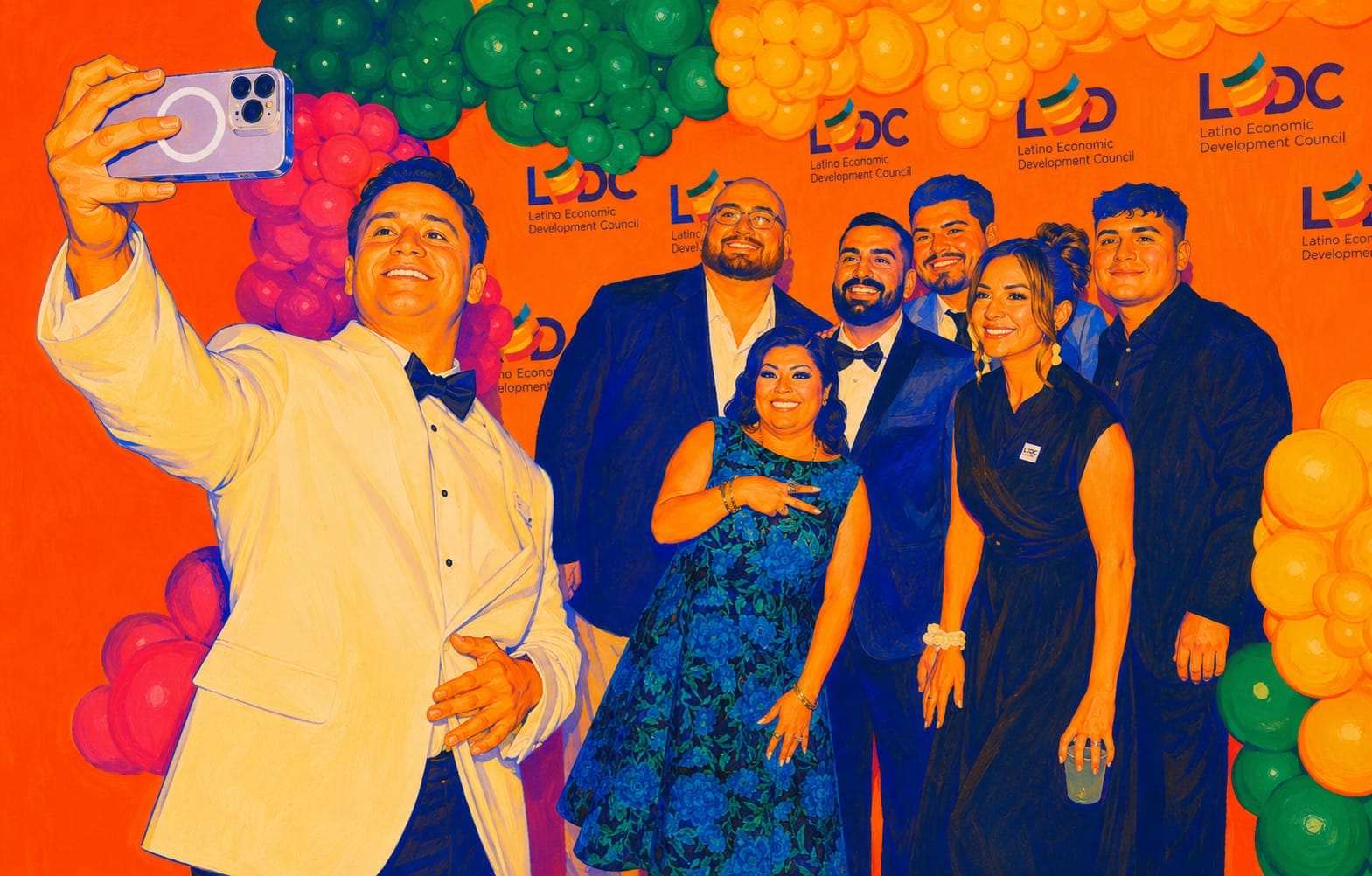 Guests and honorees at the LEDC Adelante Gala 2025.