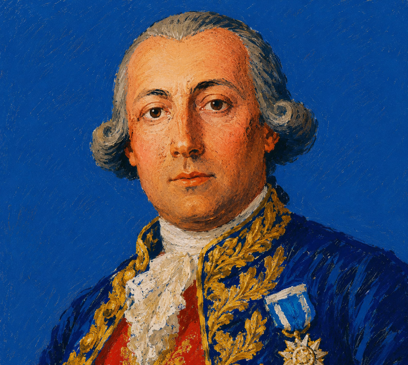 Portrait illustration of Bernardo de Gálvez, whose portrait hangs in the U.S. Capitol. Portrait illustration of Bernardo de Gálvez, whose portrait hangs in the U.S. Capitol.