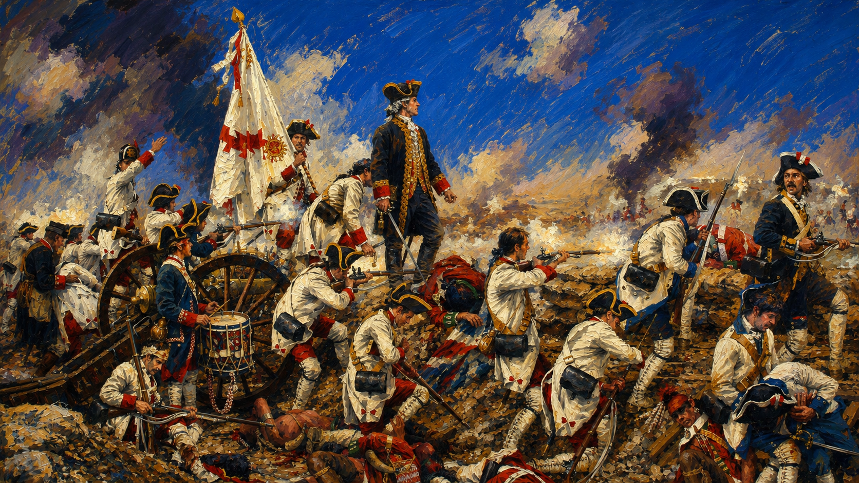 Illustration of Bernardo de Gálvez's Gulf Coast campaign during the American Revolution. Illustration of Bernardo de Gálvez's Gulf Coast campaign during the American Revolution.