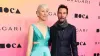 Guests mingle amid Max Hooper Schneider's sci-fi installation at the 2024 MOCA Gala presented by Bulgari at the Geffen Contemporary in Los Angeles.