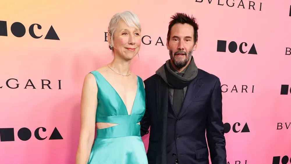 Guests mingle amid Max Hooper Schneider's sci-fi installation at the 2024 MOCA Gala presented by Bulgari at the Geffen Contemporary in Los Angeles.