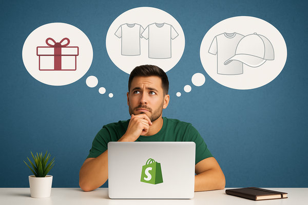 thinking e-merchant illustration