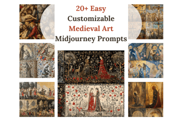 🏰 Medieval Art MidJourney Prompts