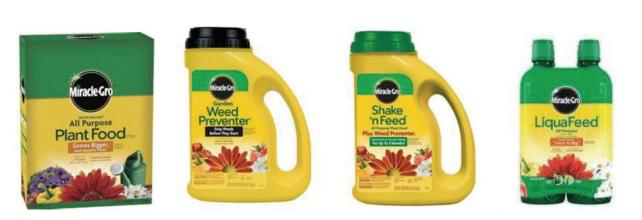 More Miracle-Gro products in the trade dress