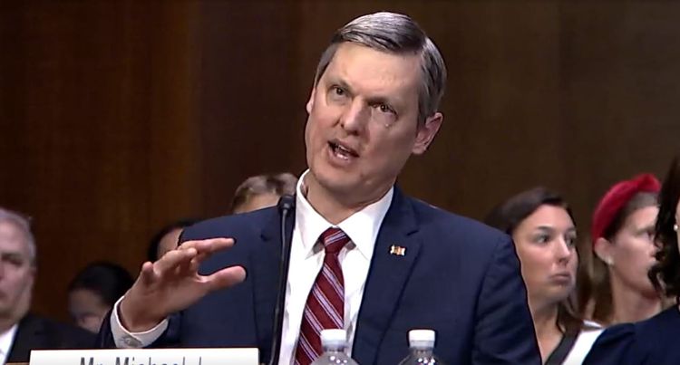 Michael J. Hendershot testifies at his Senate Judiciary Committee confirmation hearing on his nomination to be a Un