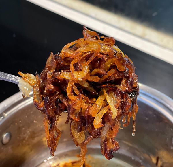 Small but mighty crispy fried onions