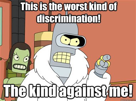 Discrimination based on income, an outrage