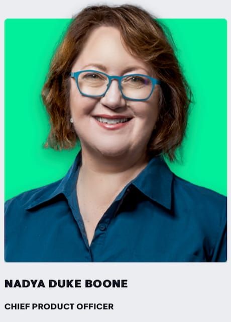 Picture of me from a corporate web site showing my name and title Chief Product Officer