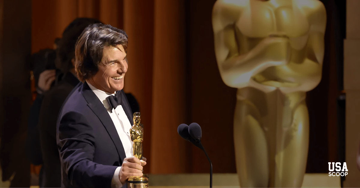 Tom Cruise Creates Hollywood History With Explosive Oscar Winning Speech