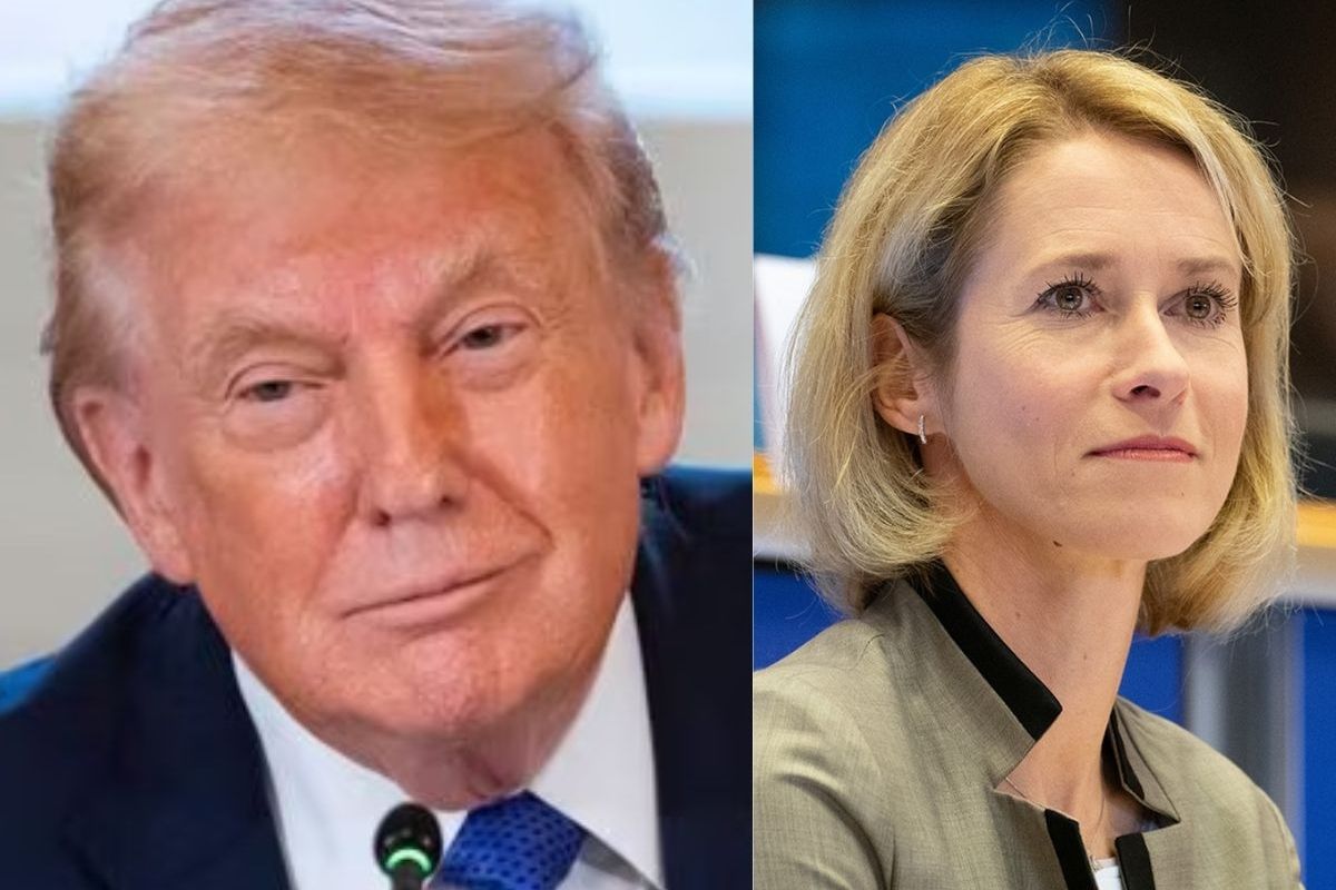 Trump speaks as EU flags appear amid Greenland tariff tensions