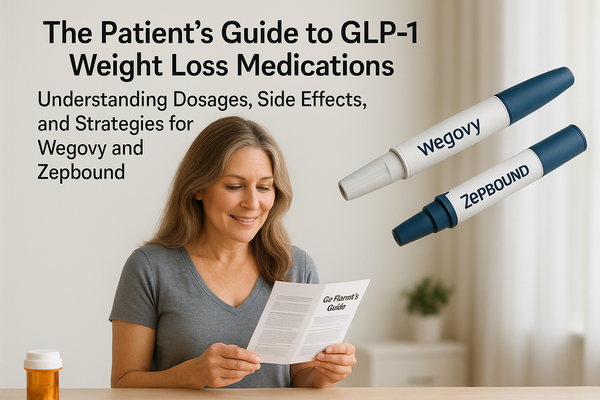 The Patient's Guide to GLP-1 Weight Loss Medications: Understanding Dosages, Side Effects, and Strategies for Wegovy and Zepbound
