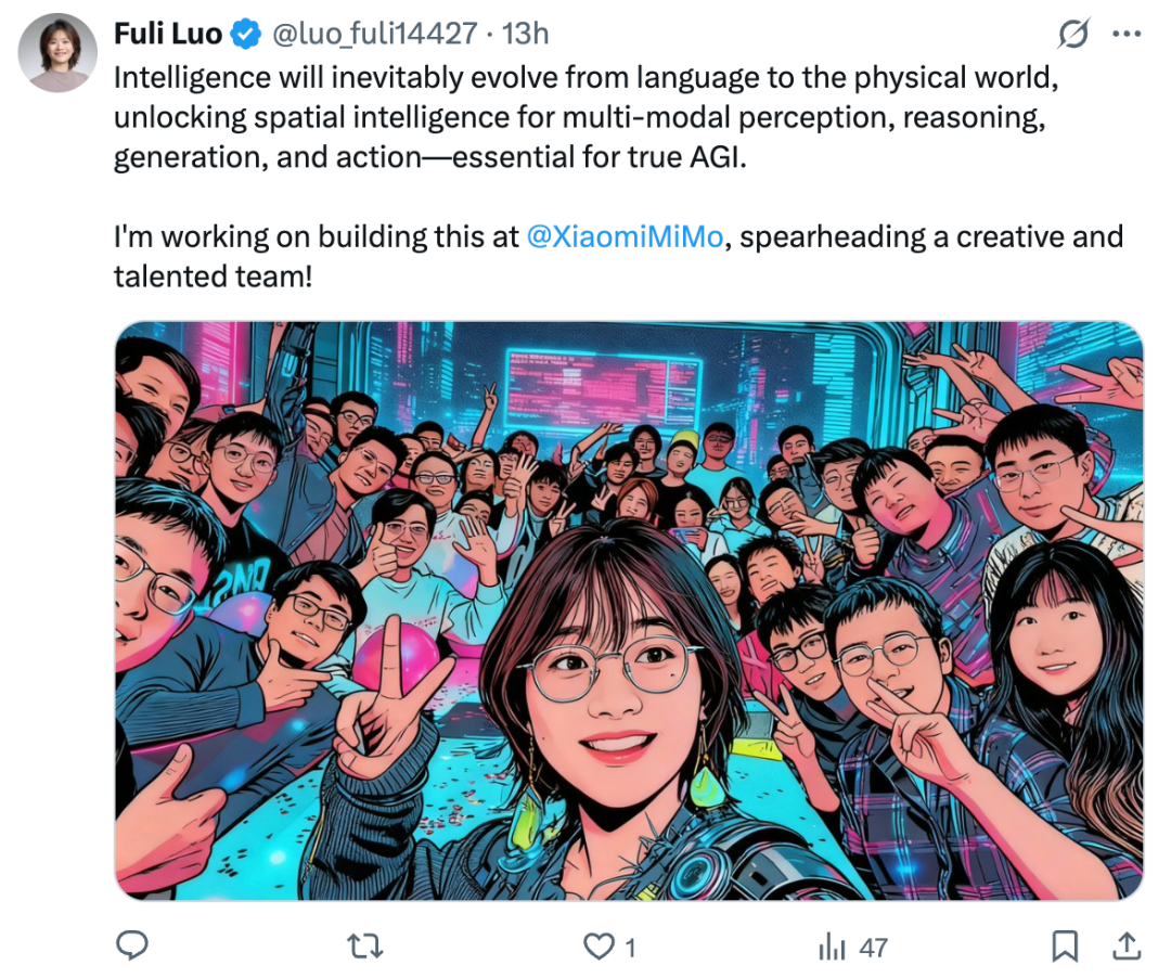 Luo Fuli Takes Center Stage at Xiaomi in First Public Announcement Since Leaving DeepSeek