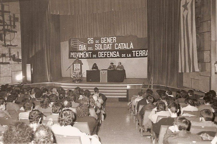 Recuperen un discurs inèdit del Dia del Soldat Català de 1988 que ficciona la independència dels Països Catalans