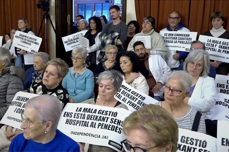 L'Alt Penedès diu prou: neix una plataforma per aturar el desmantellament de l'hospital