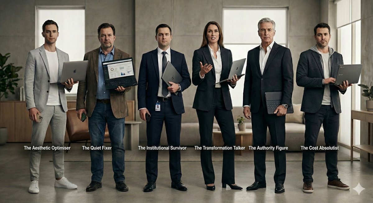 People notice the tech before they notice you.