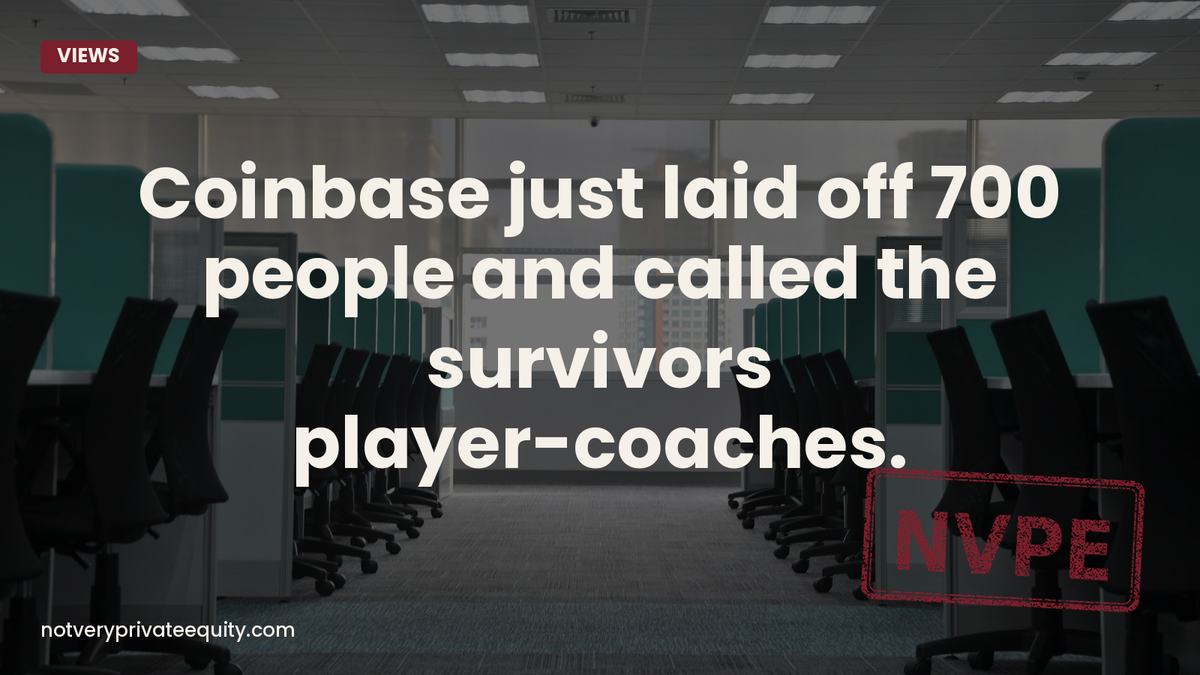 Coinbase just laid off 700 people and called the survivors player-coaches.