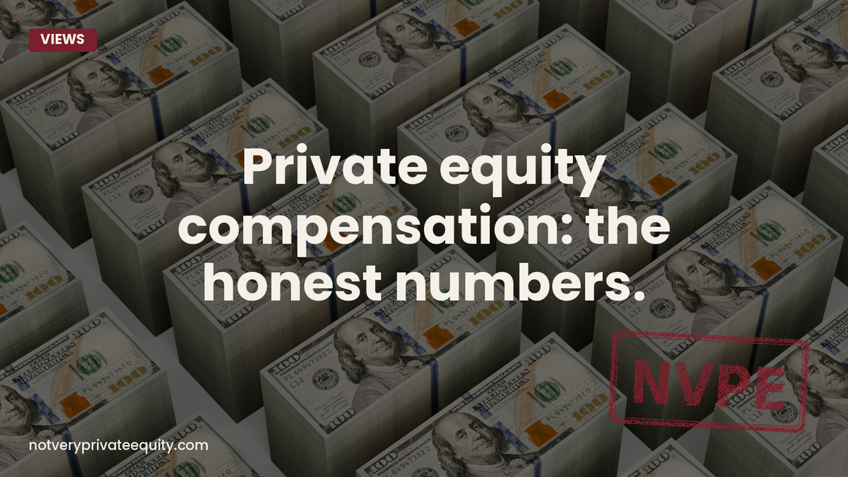 Private equity compensation: the honest numbers