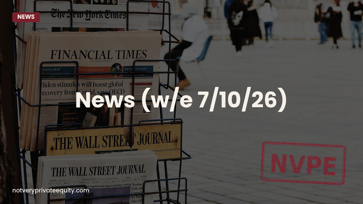 News (w/e 7/10/26)