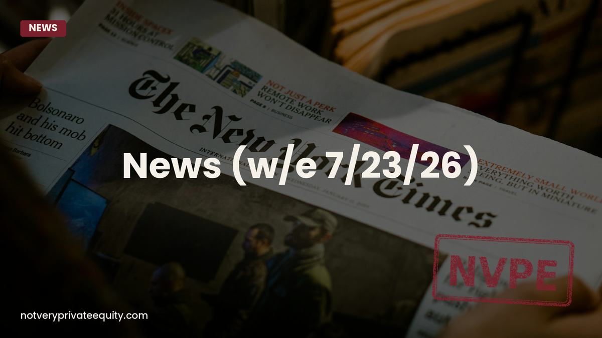 News (w/e 7/23/26)