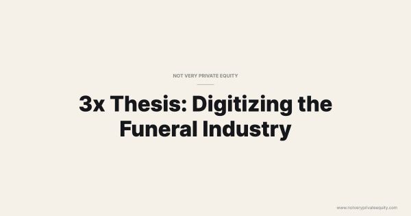 3x Thesis: Digitizing the Funeral Industry