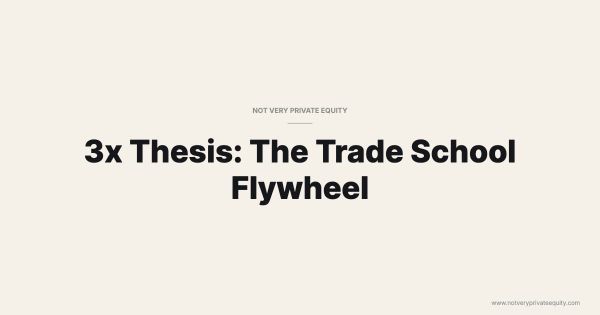 3x Thesis: The Trade School Flywheel