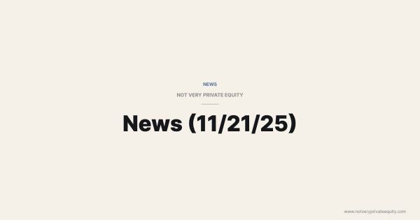 News (11/21/25)