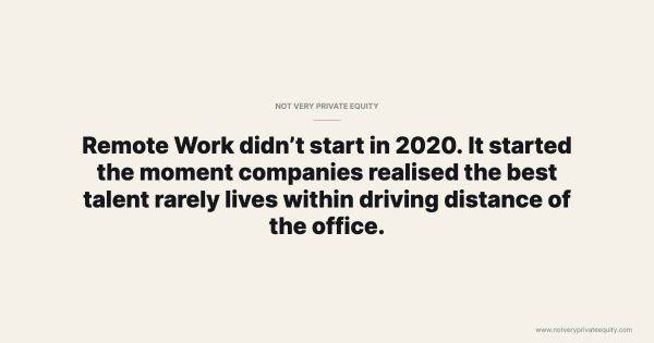 Remote Work didn’t start in 2020. It started the moment companies realised the best talent rarely lives within driving distance of the office.