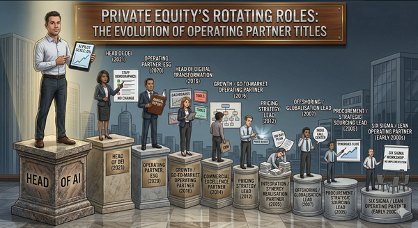 I saw a PE firm proudly announce a “Head of AI” hire last week.