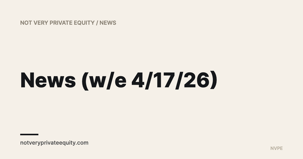 News (w/e 4/17/26)