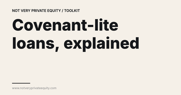 Covenant-lite loans, explained