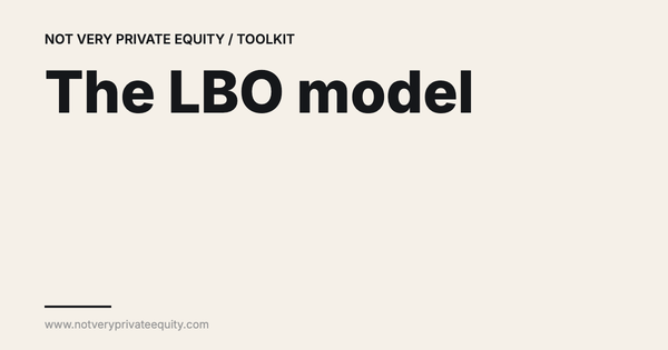 The LBO model
