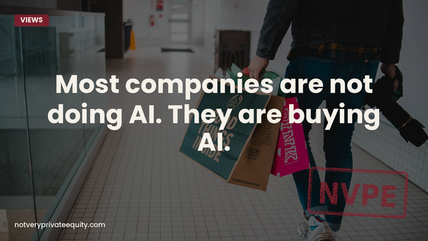 Most companies are not doing AI. They are buying AI.