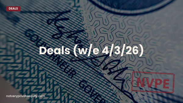 Deals (w/e 4/3/26)