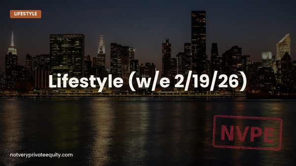 Lifestyle (w/e 2/19/26)