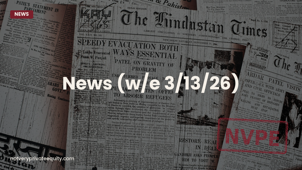News (w/e 3/13/26)