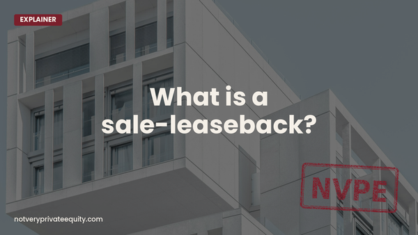 What is a sale-leaseback?