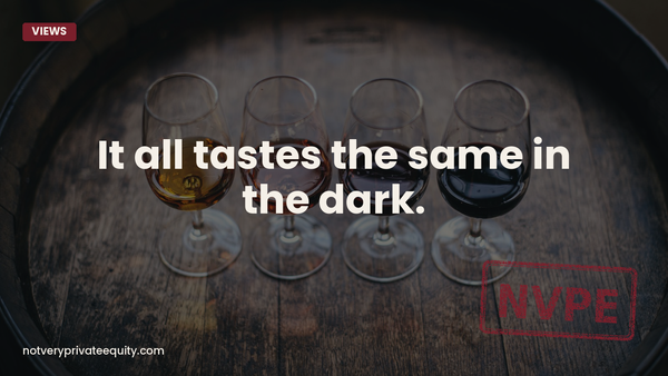 It all tastes the same in the dark.