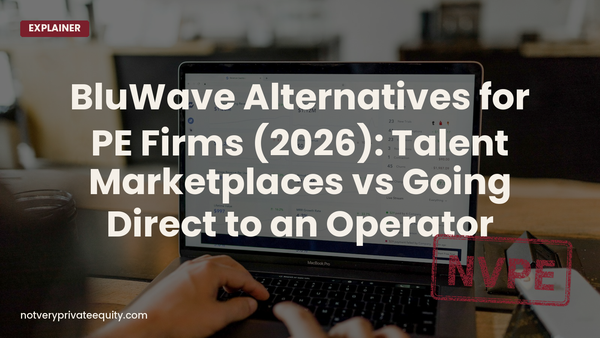 BluWave Alternatives for PE Firms (2026): Talent Marketplaces vs Going Direct to an Operator