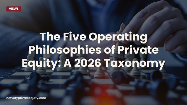 The Five Operating Philosophies of Private Equity: A 2026 Taxonomy