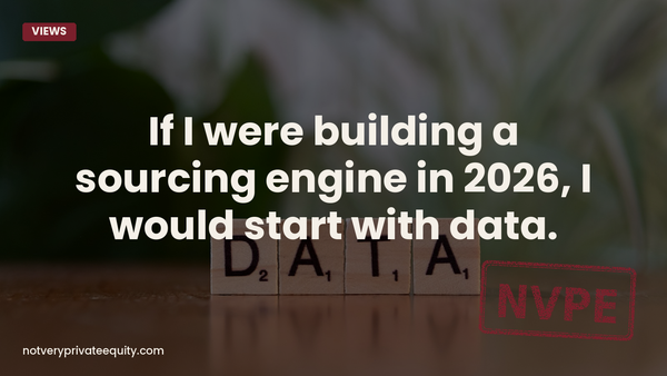 If I were building a sourcing engine in 2026, I would start with data.