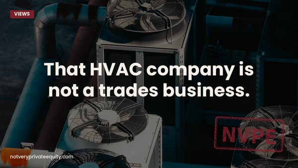 That HVAC company is not a trades business.