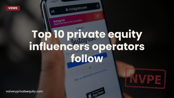 Top 10 private equity influencers operators follow