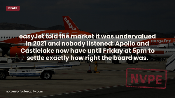 easyJet told the market it was undervalued in 2021 and nobody listened: Apollo and Castlelake now have...