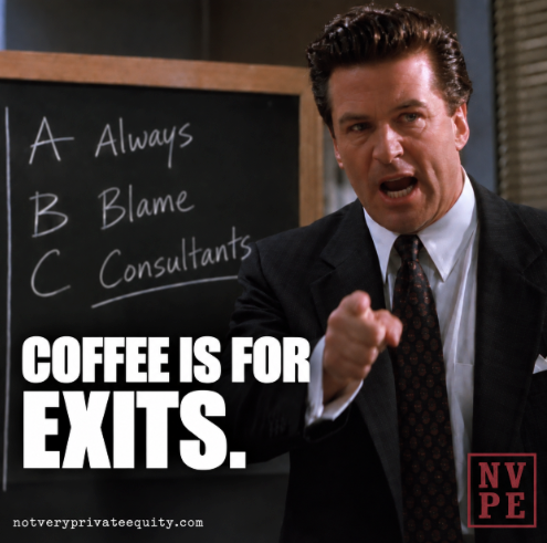 Coffee is for exits.