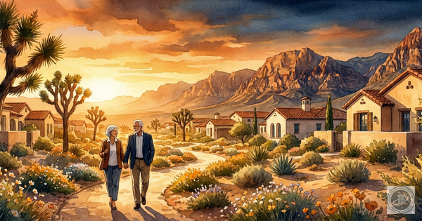 Retirement income planning in Las Vegas Nevada illustration