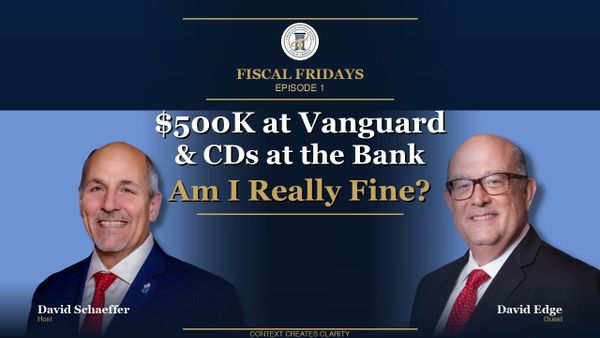 Fiscal Fridays Episode 1 with David Schaeffer and David Edge discussing retirement planning
