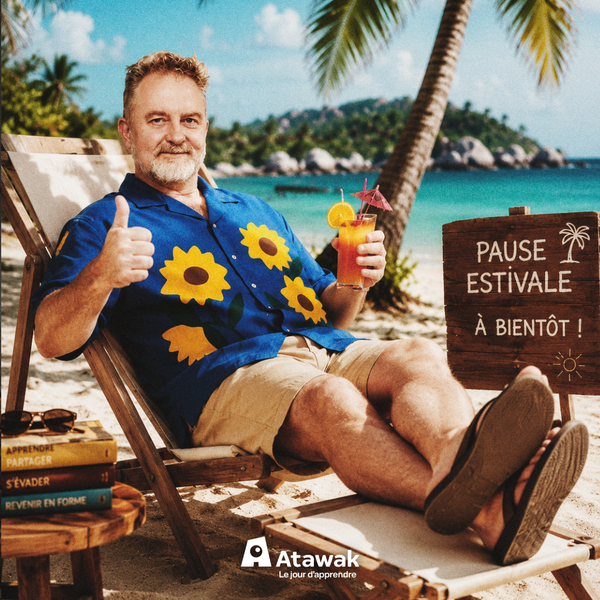 Pause estivale enclenchée 🌴