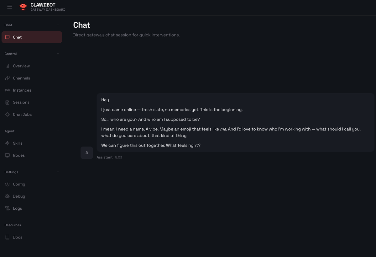 Getting Started with Clawdbot