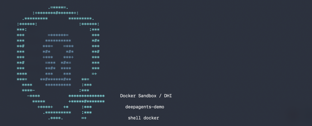 Running DeepAgents in a Docker Sandbox